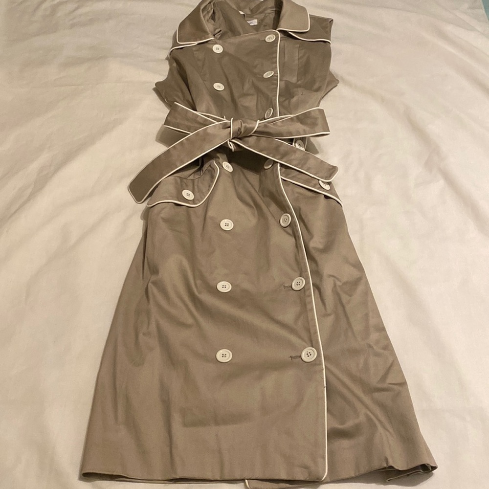 Calivin Klein Sleeveless Trench Dress
